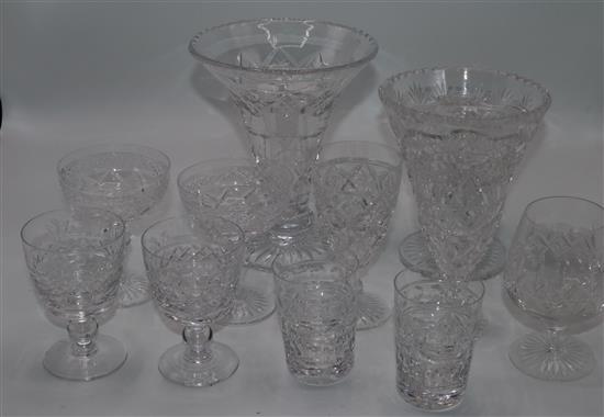 Quantity of Stuart Crystal and other cut glassware